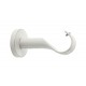 single supports for Curtain rod  antique white