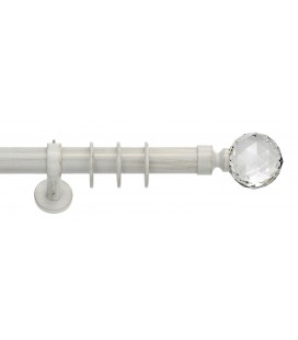 Curtain rod antique white