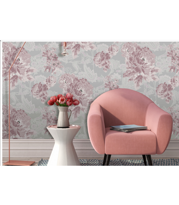 Papier Peint Belle Peonie II