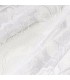 Jacquard Fabric for Sheer Curtains white 250cm