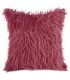 Cushion In Bordeaux Color made in Eco Fur 45 x 45 cm