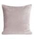 Pink velvet cushion with crystals