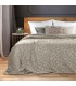 Modern Blanket in Gray color with geometric pattern, 150 x 200 cm