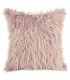 Cushion In Pink Powder Color made in Eco Fur 45 x 45 cm