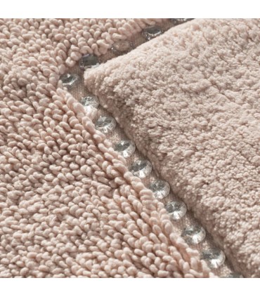 Tappeto da Bagno colore Rosa con Cristalli, 75 x 150
