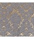 Tessuto Jacquard Blu e Oro per Tende, Stile Classico, Collezione Baccarda