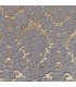 Jacquard Fabric Blue and Gold for Curtains, Classic style, Baccarda Collection