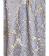 Jacquard Curtain Gold - Blue, Classic Style, Baccarda Collection