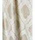 Jacquard Curtain Paris, shiny champagne color with Beautiful white motive