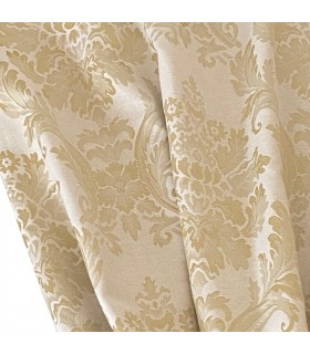 Tenda Doppia Jacquard di Cotone con motivo Classico, Oro