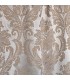 shinny double cotton curtains in color light brown