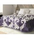 Bed Cover Cream Violet, 220 x 240 cm