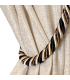 Rideau de Luxe Moderne, collection New Milano, Baccarda, couleur champagne Rideau de Luxe Moderne, collection New Milano, Baccarda, couleur champagne