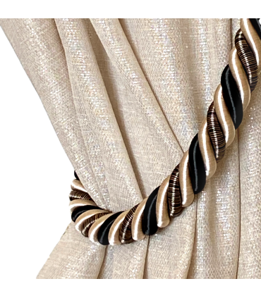 Luxury, Modern Curtain,  color champagne, collection New Milano, Baccarda,