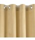 Curtain with eyelets beige color, 140 x 250 cm