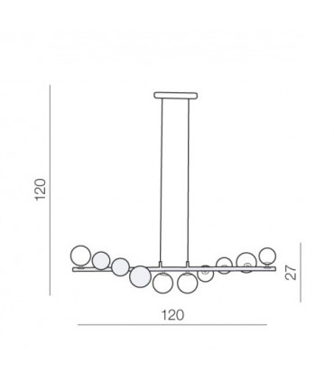 Moderne Chandelier Glamour