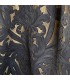 Rideau Double de Luxe en Jacquard de Nuances Or et noir, motif Baroque, coll. Bellezza Noir Rideau Double de Luxe en Jacquard de Nuances Or et noir, motif Baroque, coll. Bellezza Noir