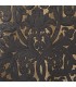 Rideau Double de Luxe en Jacquard de Couleur Or et noir, motif Baroque, coll. Bellezza Noir