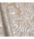 double cotton Fabric in color cappuccino, classic motive