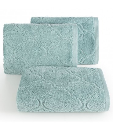 Asciugamano disegno Ornamentale, Colore Menta, 70 x 140 cm