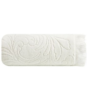 Jacquard Design Towel, White color, 50 x 90 c
