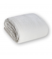 Soft quilted Bedcover White 220x240cm Milano