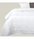 Blanket for double bed, white velvet 220 x 240 cm