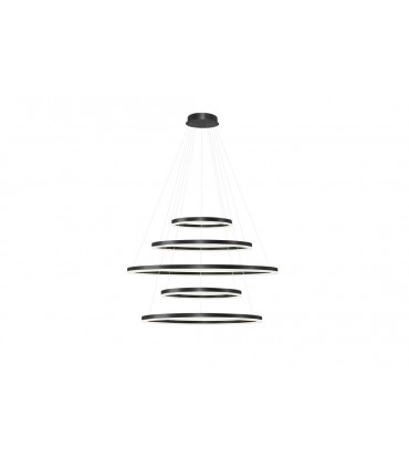 Modern LED Chandeliers Roma black