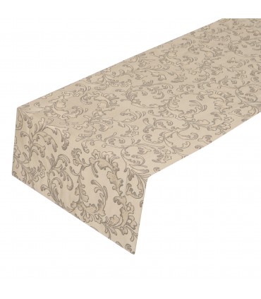 Runner da Tavolo Beige 40 x 180 cm, Margaret