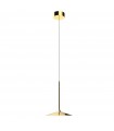 Shiny, Modern, Golden LED Ceiling Lamp, coll. EVA