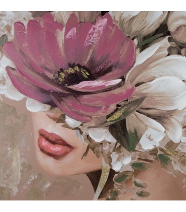 Tableau 80 x 100 cm - FEMMES EN FLEURS