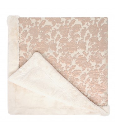Set od Plaid and 3 Cushions Bella Rosa