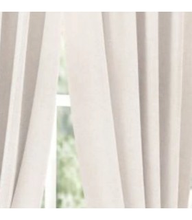 Tape Top Curtain 140x250cm Bel Velluto - Ivory