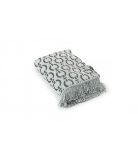 Double-sided Cotton Blanket coll. Sara Grey