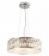 Modern Hanging Lamp with glass crystals coll. Elena