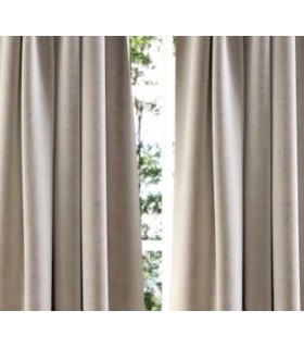 Tape Top Curtain 140x250cm Bel Velluto - Light Brown