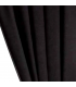 Tape Top Curtain 140x250cm Bel Velluto - Black