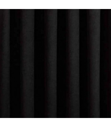 Tenda con Nastro 140x250 cm Bel Velluto - Nero