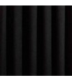 Tape Top Curtain 140x250cm Bel Velluto - Black