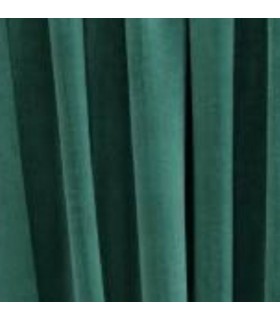 Tape Top Curtain 140x250cm Bel Velluto - Green