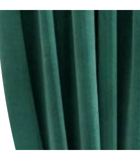 Tape Top Curtain 140x250cm Bel Velluto - Green
