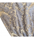 Tessuto per Tende  Jacquard  in color oro - blu Lady Blue 280cm