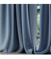 Tape Top Curtain 140x250cm Bel Velluto - Blue