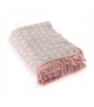 Coperta in Cotone Double Face coll. Mara Rosa 150 x 200 cm