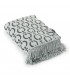 Plaid en Coton double face coll. Sara Gris 150 x 200