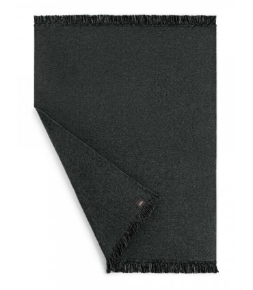 plaid colore grigio, spina di pesce