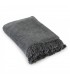 Cotton Blanket Megane Dark Grey150 x 200