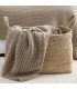 copy of Cozy Wool Blanket Neutral Colors 130x170cm coll. Natura Cream