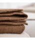 Soft Wool Blanket Neutral Colors 130x170cm Coll. Sahara Color Hazelnut