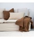 Soft Wool Blanket Neutral Colors 130x170cm Coll. Sahara Color Hazelnut